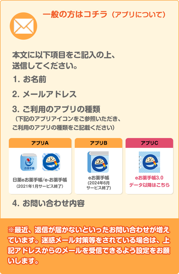 ｅお薬手帳 日薬 Eお薬手帳 アプリを お使いの方へ大切なお知らせ